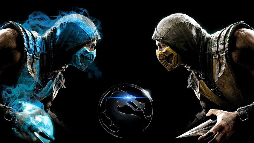 Mortal Kombat Scorpion gegen Sub, Sub Zero MK11 HD-Hintergrundbild