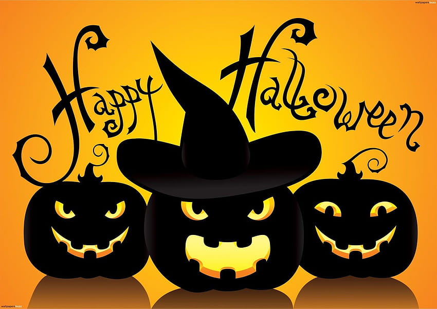 Selamat Halloween, dekorasi helloween Wallpaper HD