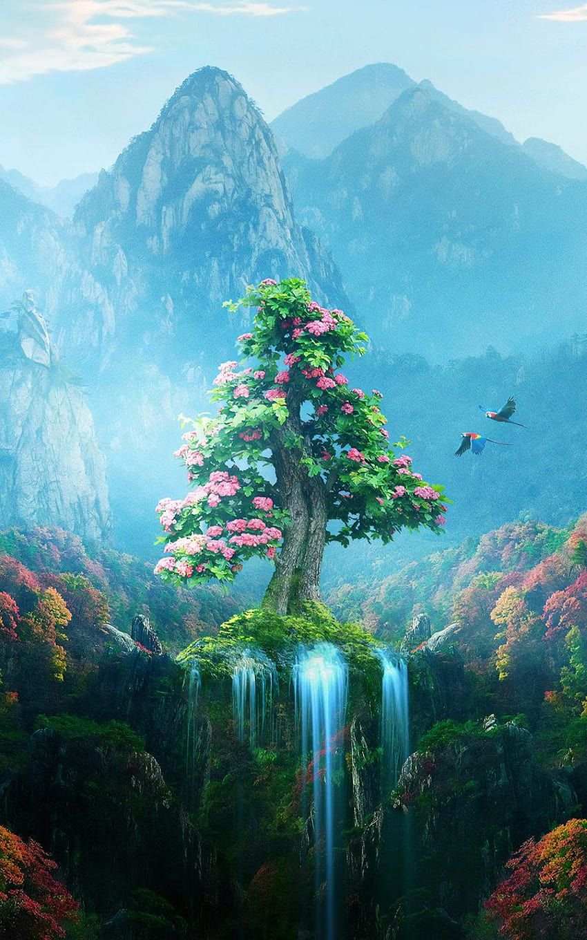 800x1280 Spring Autumn Colorful Nature Magical Forest Nexus 7,Samsung Galaxy Tab 10,Note Android Tablets , Backgrounds, and, magical autumn HD phone wallpaper