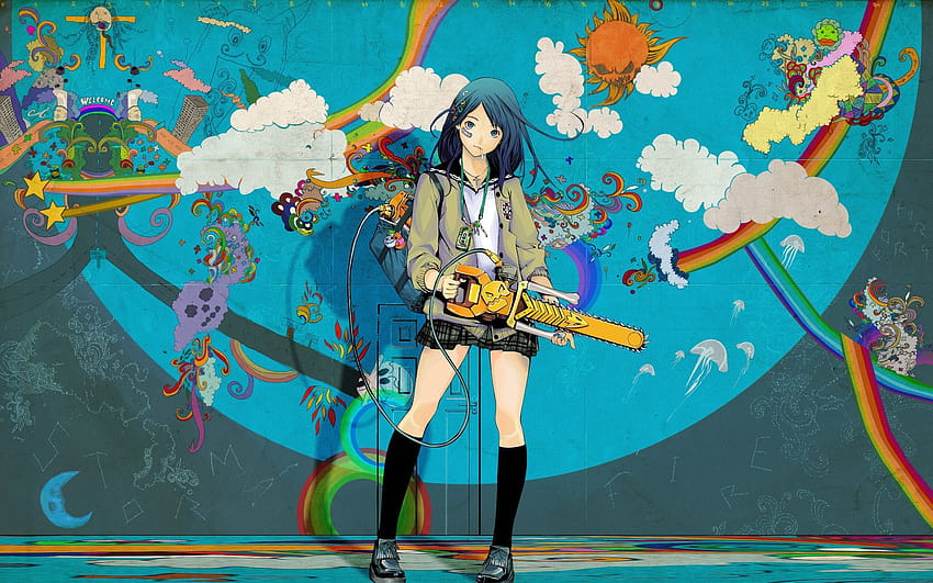 5 Anime Art : , for PC and Mobile, anime guitar girl pc HD wallpaper