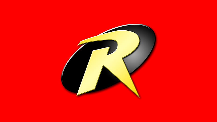 Batman Robin Batman Robin R Kırmızı Logo Sembol Temel, r logosu HD duvar kağıdı