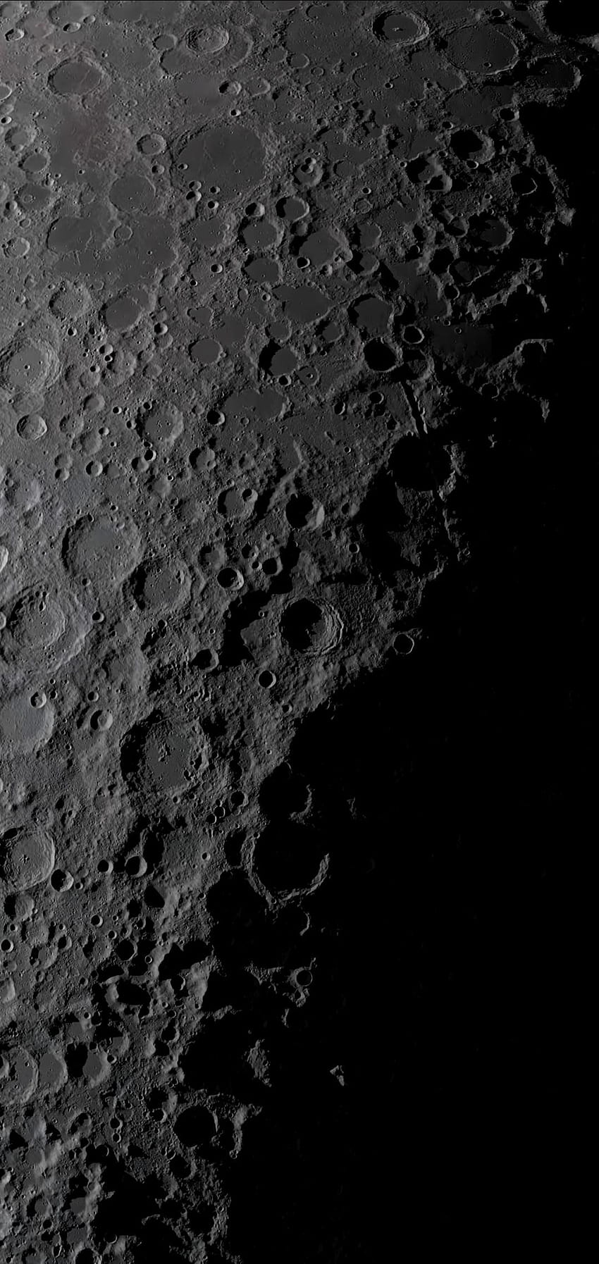 Moon's surface, moon surface HD phone wallpaper