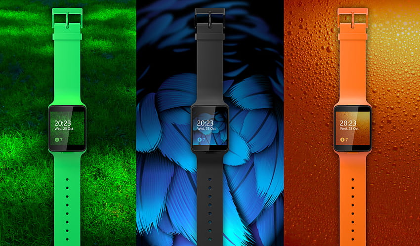 Animation shows how the Nokia Moonraker smart watch was meant to work HD wallpaper