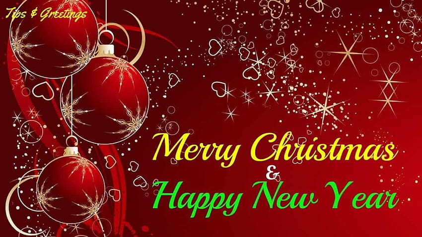 merry christmas and happy new year 2019 merry, merry christmas and happy new year 2020 HD wallpaper