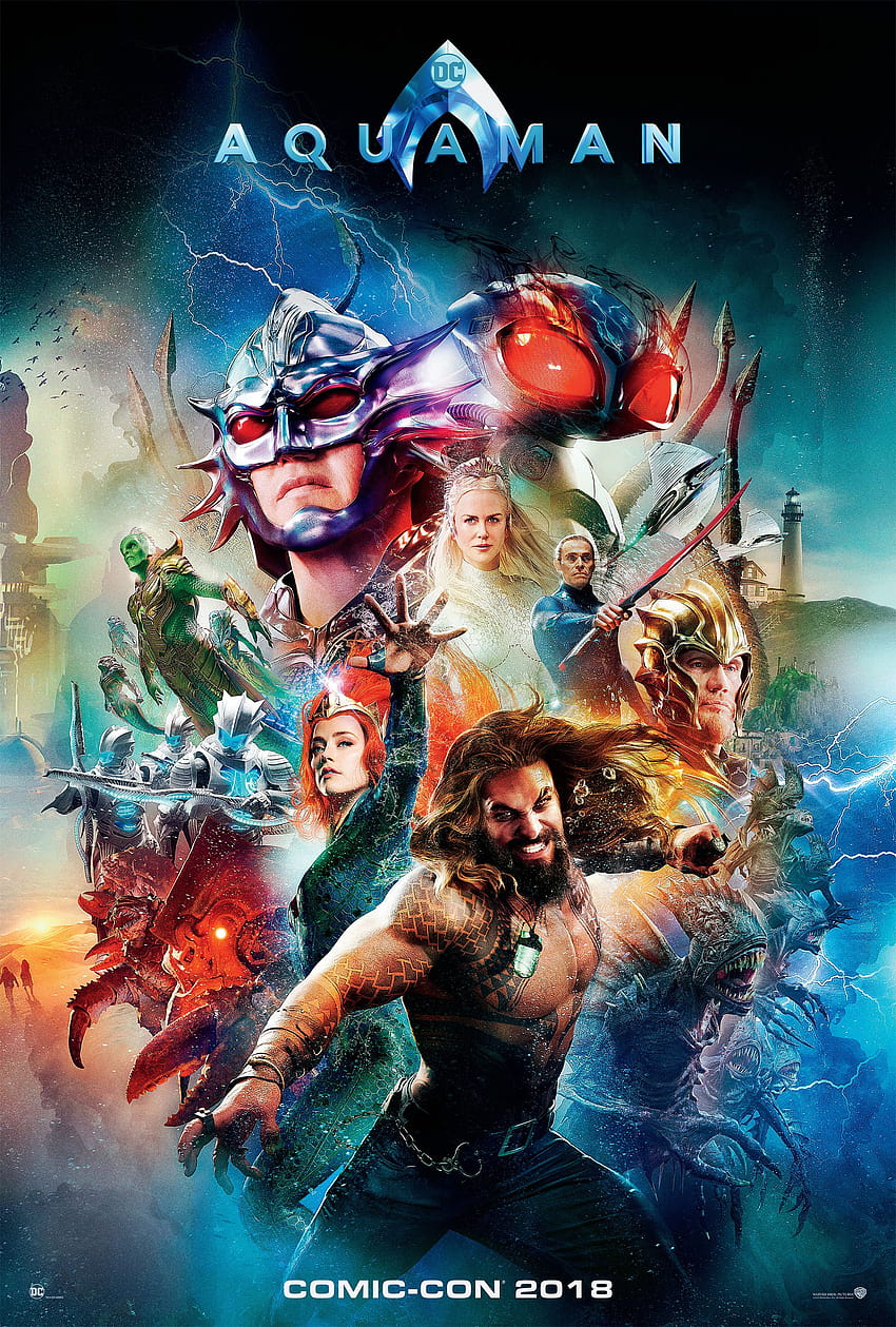 Aquaman : Aquaman Poster, dc extended universe aquaman HD phone wallpaper