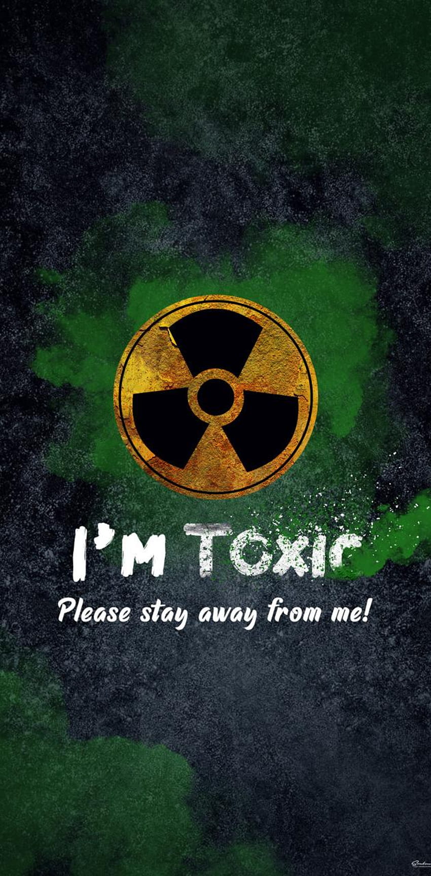 I am Toxic by SrabonArafat, toxic logo HD phone wallpaper