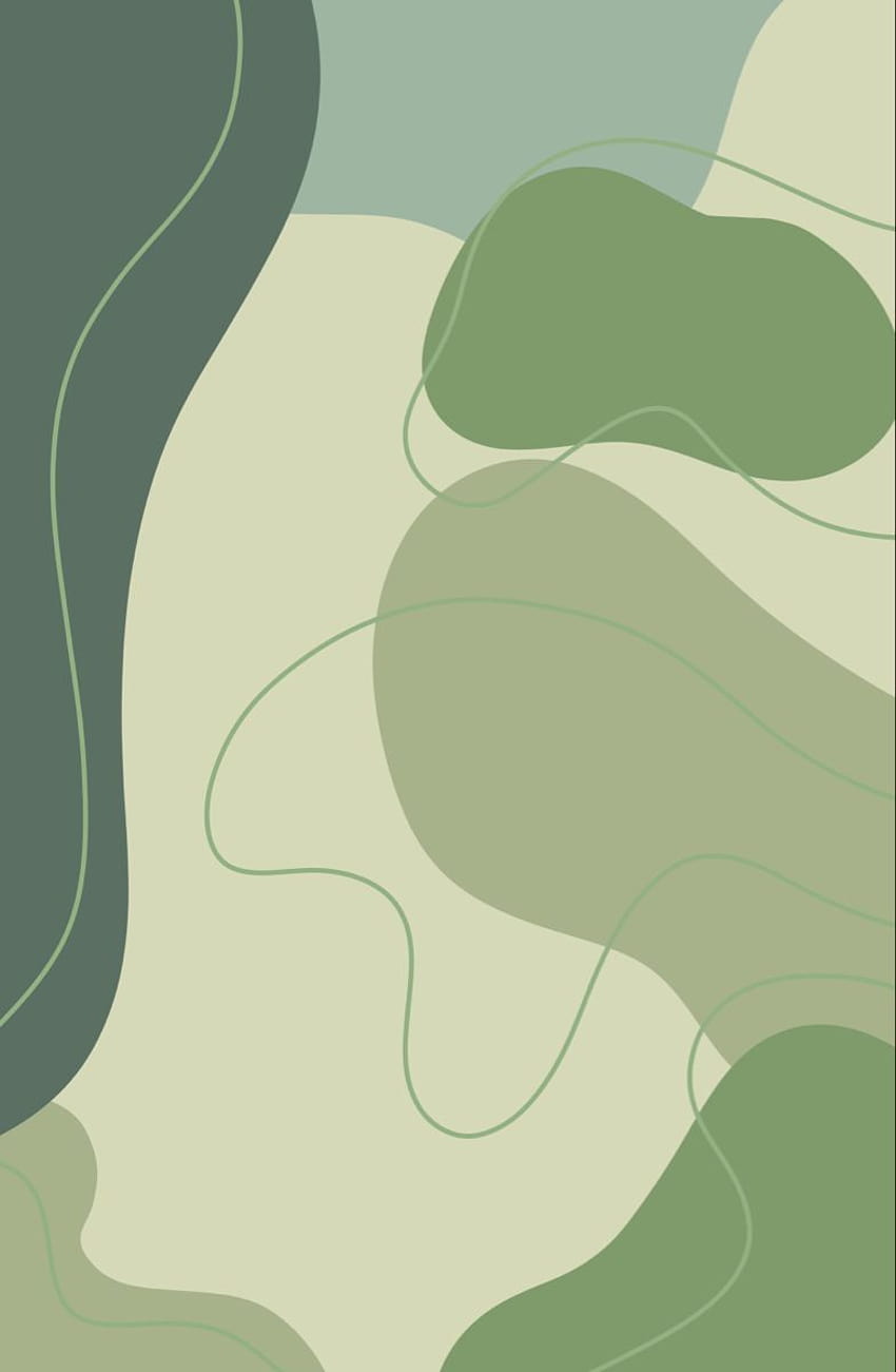 Sage Green Aesthetic, sage green heart HD phone wallpaper