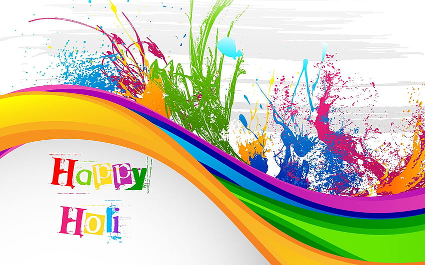 v.3.6 jpeg, big type, Holi Festival, holi rang colour HD wallpaper