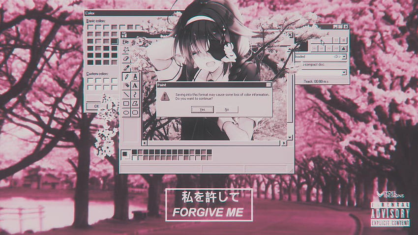 Aesthetic Pink Anime posted by Samantha Simpson, pc anime sad aesthetics HD wallpaper