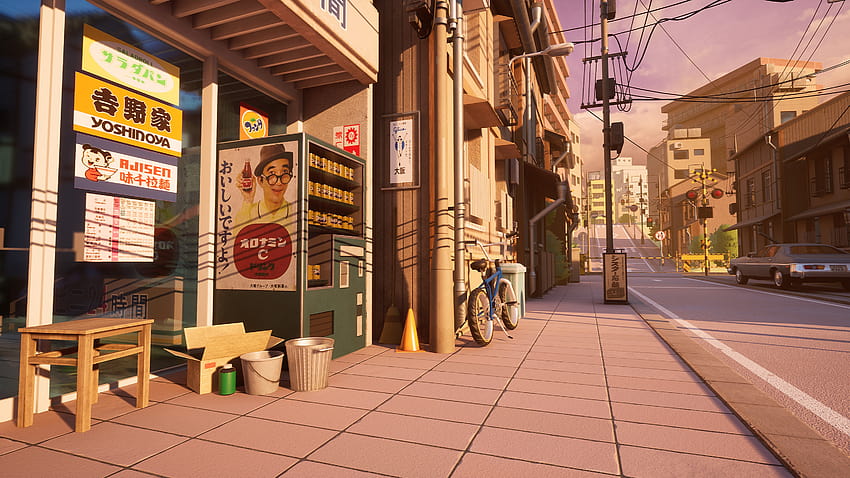 UE5 Japanese street anime scene map  Showcase  Epic Developer Community  Forums