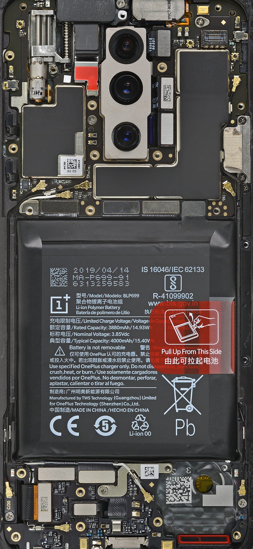 OnePlus 7 Pro Teardown HD-Handy-Hintergrundbild