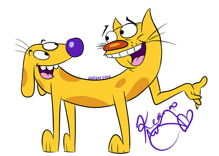 Cartoon Cat And Dog, catdog HD wallpaper