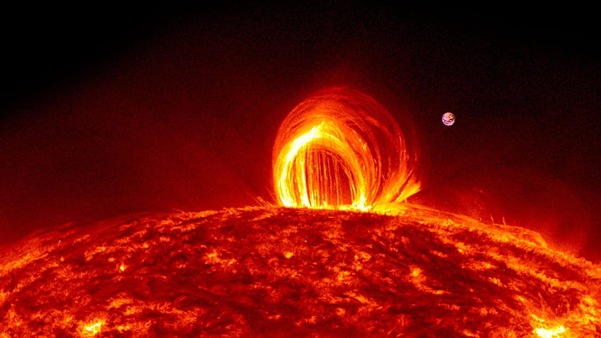 Nasa Sun, solar storm HD wallpaper