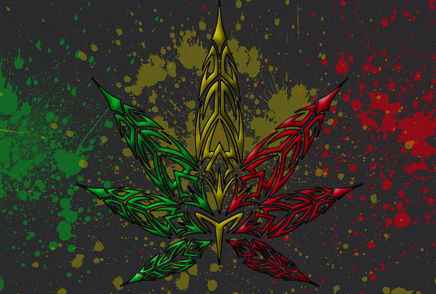 weed, Drugs, Marijuana, 420, Nature, Psychedelic, Plant, Cannabis, Rasta, Reggae, Drug, Trippy / and Mobile Backgrounds, weed rasta HD wallpaper