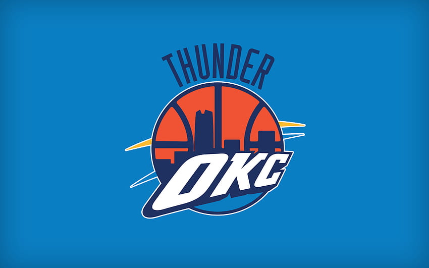 Okc Thunder gepostet von Zoey ...süß, Donner-Logo HD-Hintergrundbild