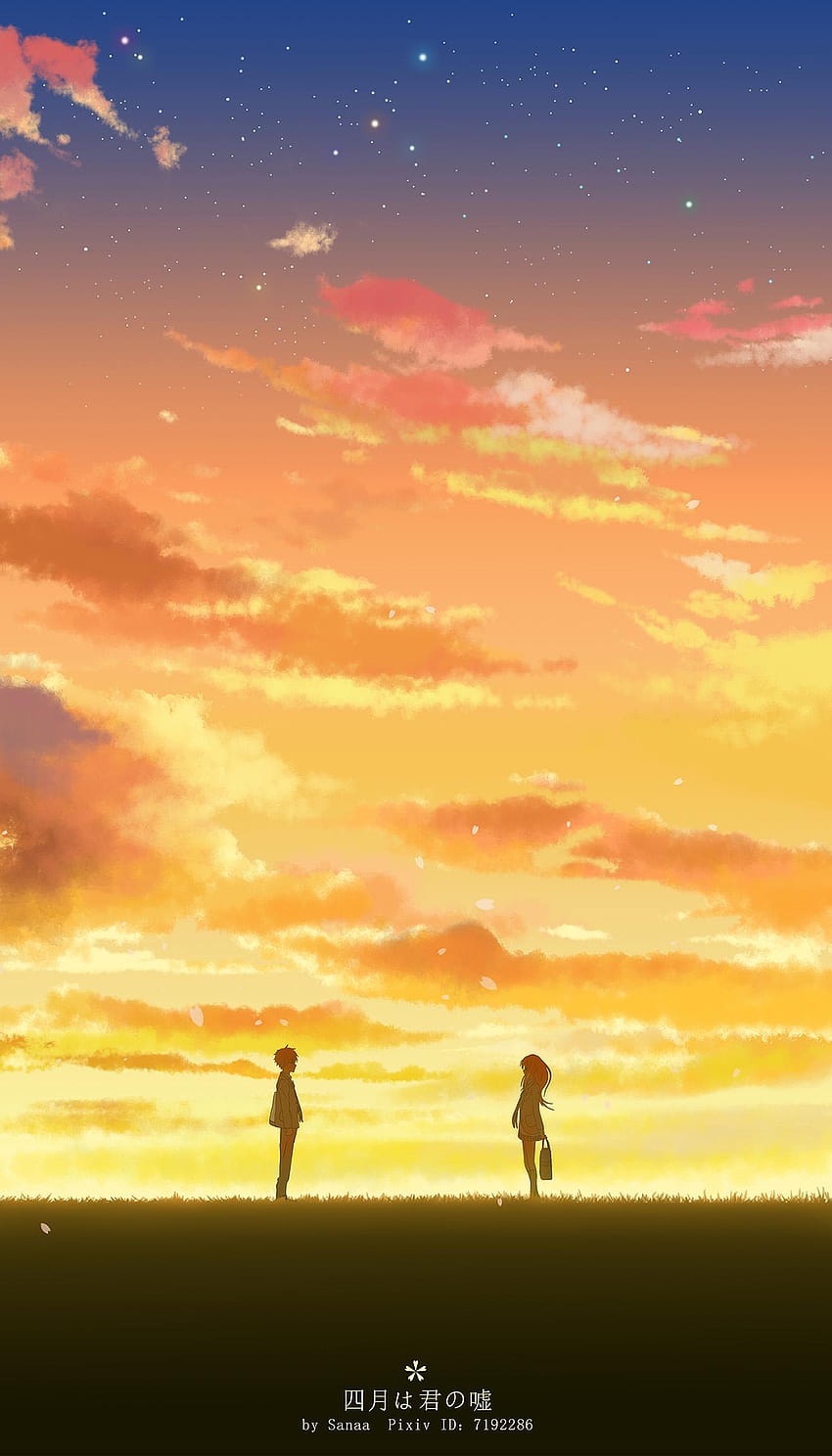 Your Lie In April Phone, iphone your lie in april HD phone wallpaper