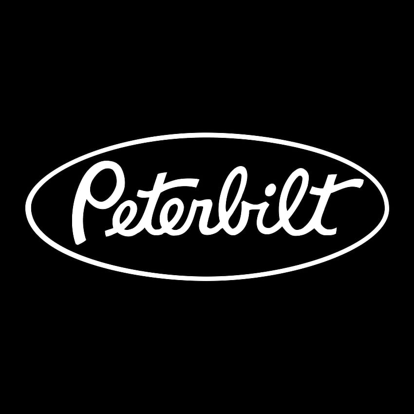 peterbilt logo black