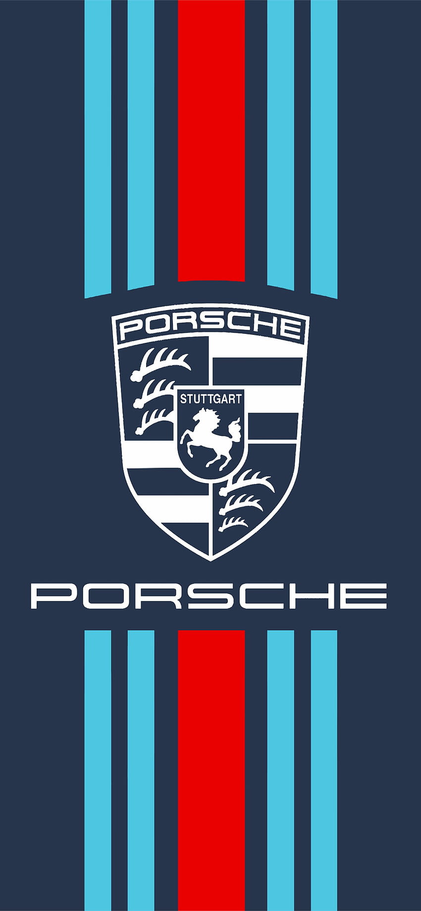 Bestes iPhone mit Porsche-Logo HD-Handy-Hintergrundbild