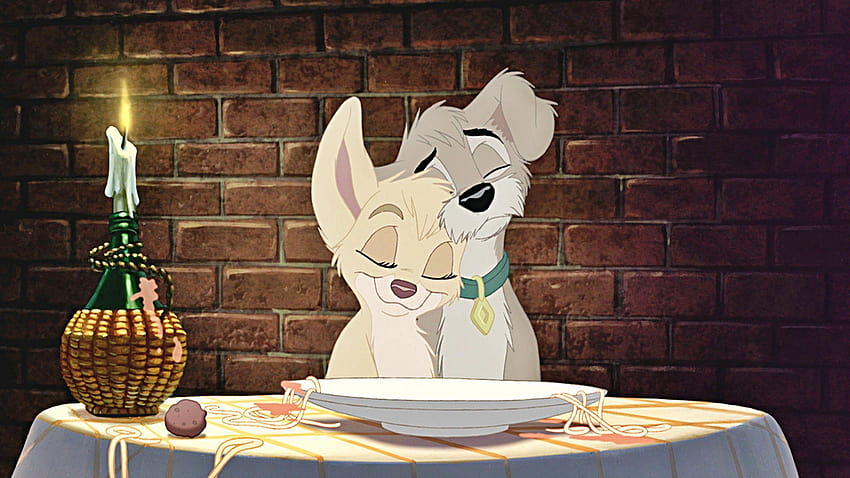 Disney Lady And The Tramp HD wallpaper
