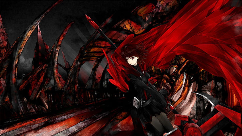Dark Red Anime Boys, dark side anime boy HD wallpaper