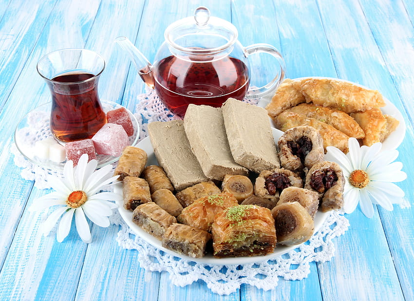 Turkish Tea Buns Food Pastry Sweets 6000x4360, turkish food HD wallpaper