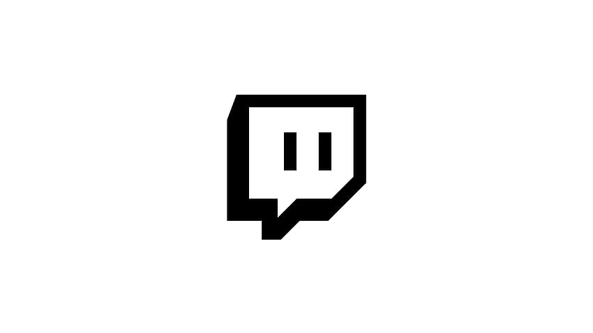 Twitch Logo Black U HD wallpaper