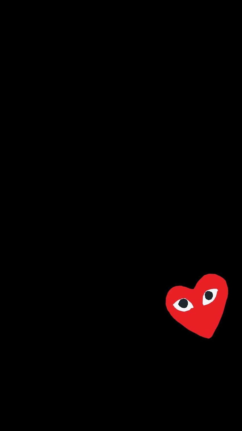 CDG, hearts with eyes HD phone wallpaper | Pxfuel