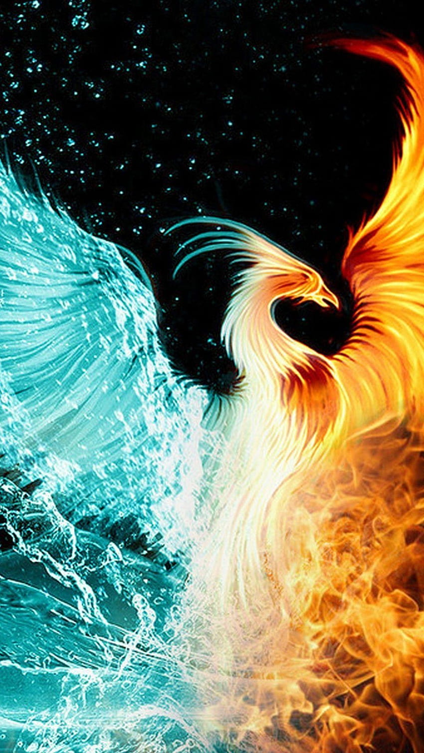 Blue Phoenix, phoenix bird harry potter iphone HD phone wallpaper
