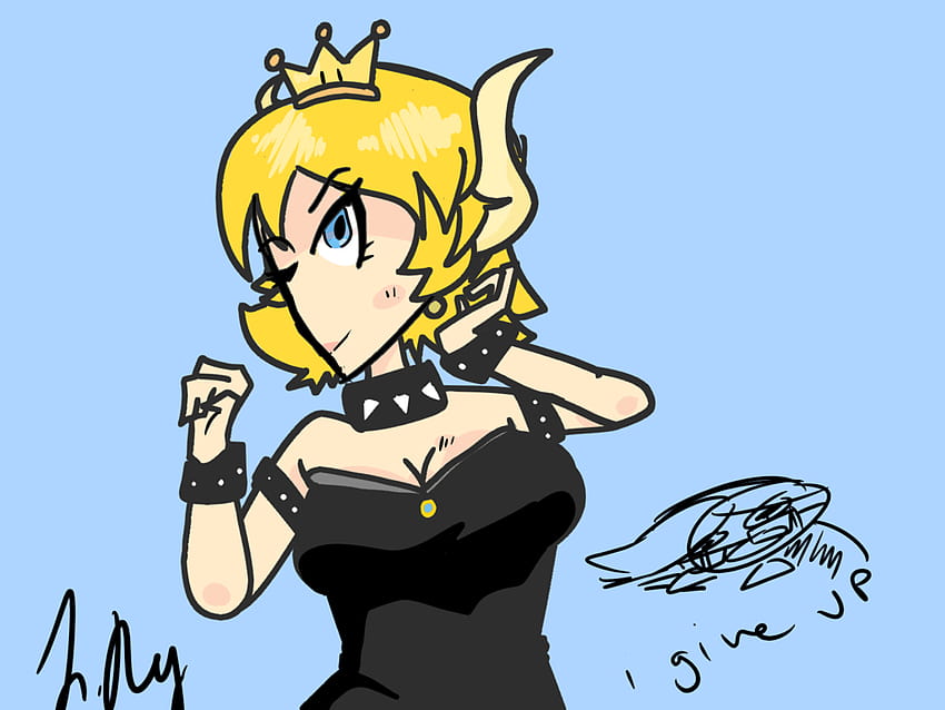 Steam Workshop::🐌Super Mario World : Princess Bowsette & Junior ║Artwork  by PixiTales║