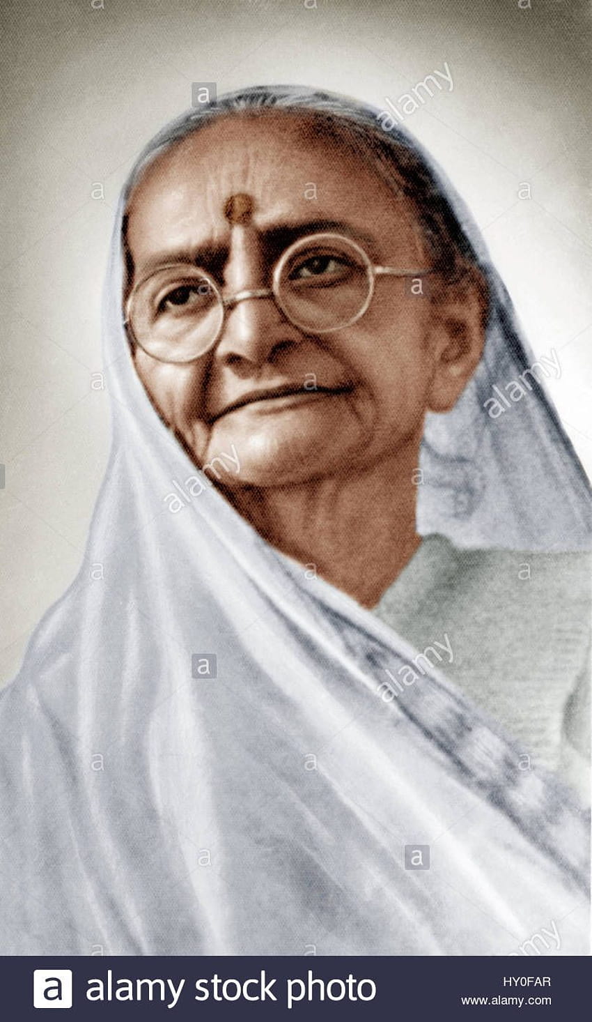 bu hisse senedi : Mahatma Gandhi'nin eşi, Kasturba Gandhi, Hindistan, Asya, 1942, Kadın Dom Savaşçısı HD telefon duvar kağıdı