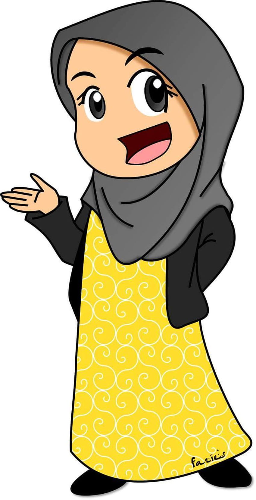 Cute muslim kids cartoon HD wallpapers | Pxfuel