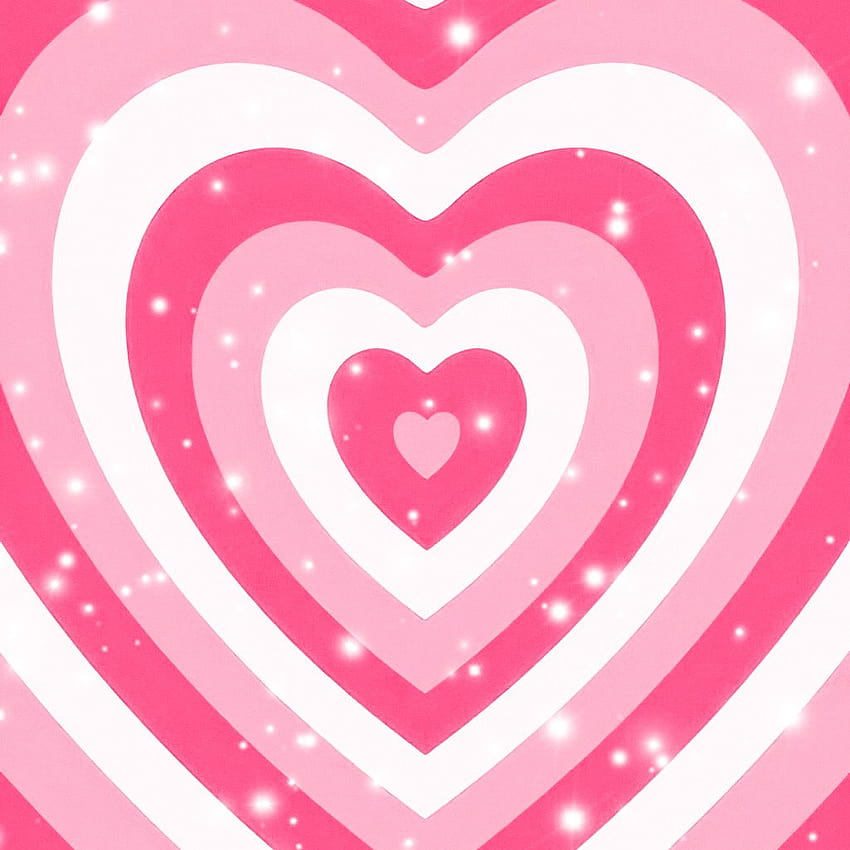 Y Heart, y glitter pink wallpaper ponsel HD