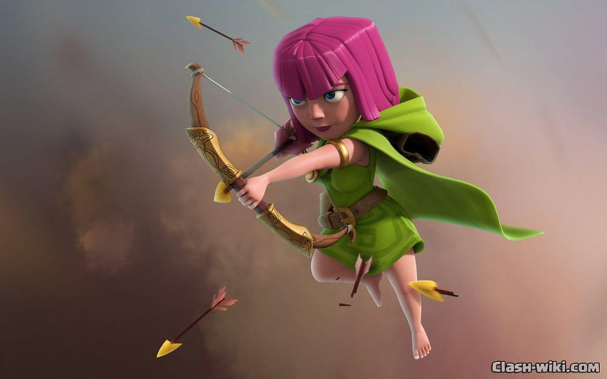 Coc Archer Queen Many Clash Of Clans HD wallpaper
