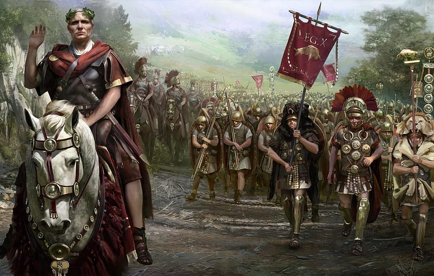 Total War, Army, Background, Legion, DLC, Legionnaires, julius caesar 高画質の壁紙