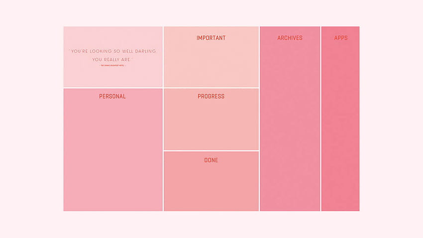 1 Aesthetic Organizer & Backgrounds, rosa neutral HD-Hintergrundbild
