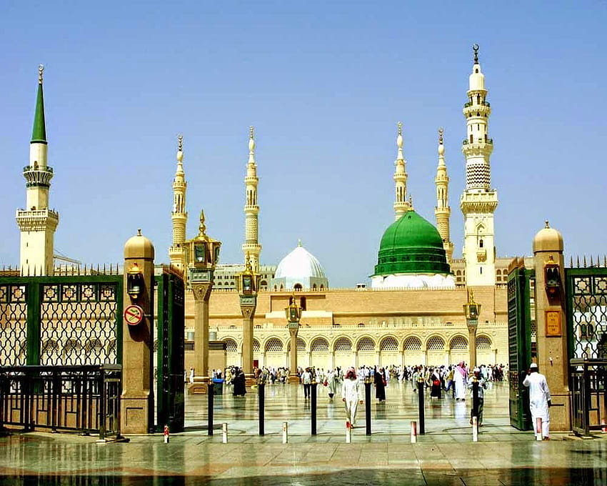 al masjid an nabawi HD-Hintergrundbild