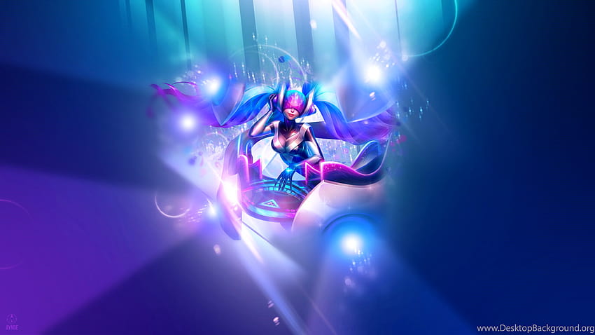 Dj Sona Kinetic ~ League Of Legends ...backgrounds, kinetic dj sona HD wallpaper