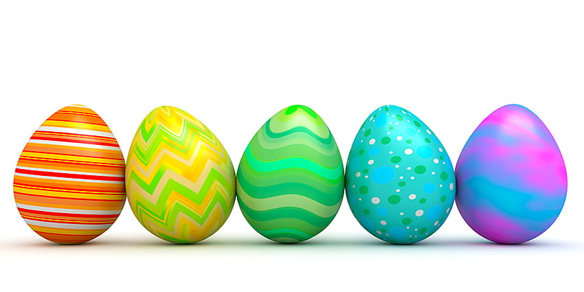Easter Eggs Holidays White backgrounds Design, easter eggs designs HD wallpaper