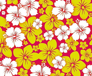 luau flower background