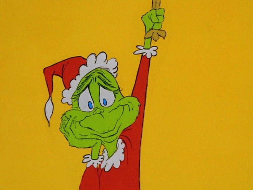 Grinch Aesthetic Cartoon Christmas, christmas aesthetic cartoon HD wallpaper