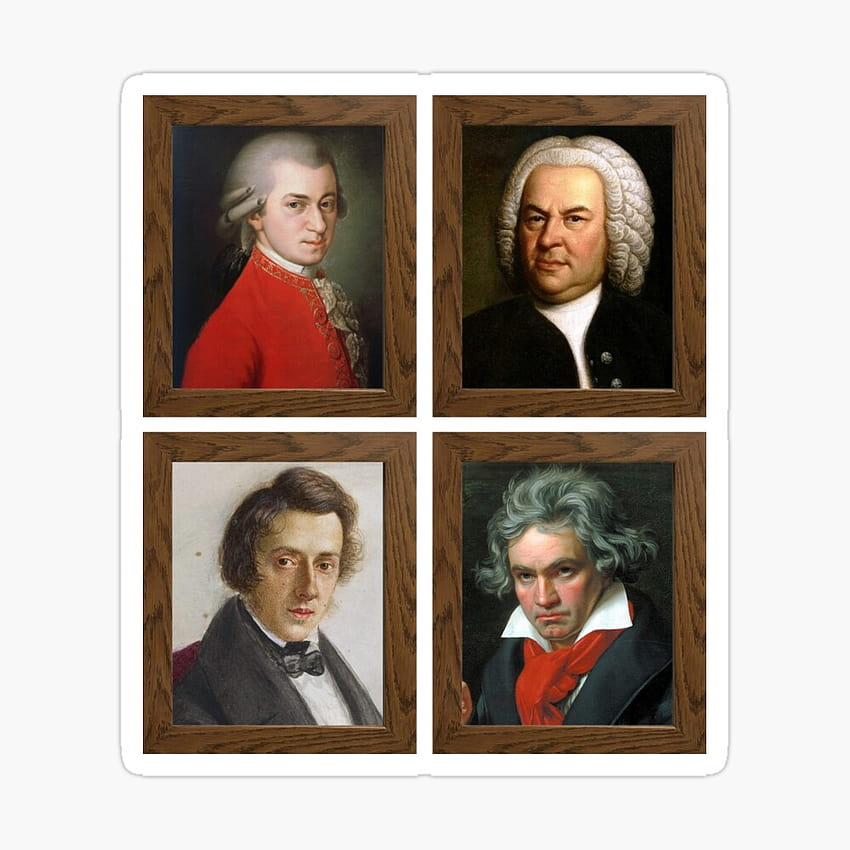 Berühmte klassische Komponisten HD-Handy-Hintergrundbild