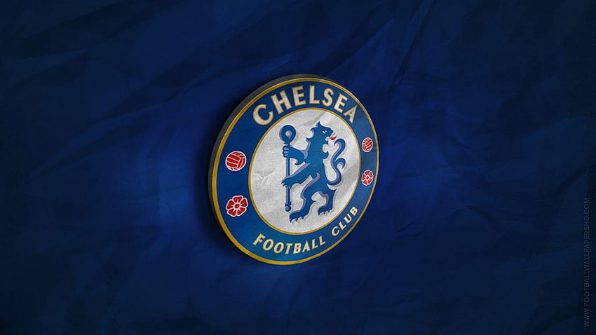 Logo Chelsea FC 3D, logo chelsea Sfondo HD