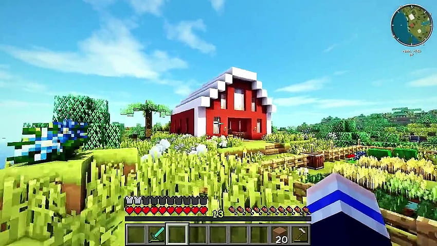 Ldshadowlady Farm In Minecraft, minecraft farm HD wallpaper