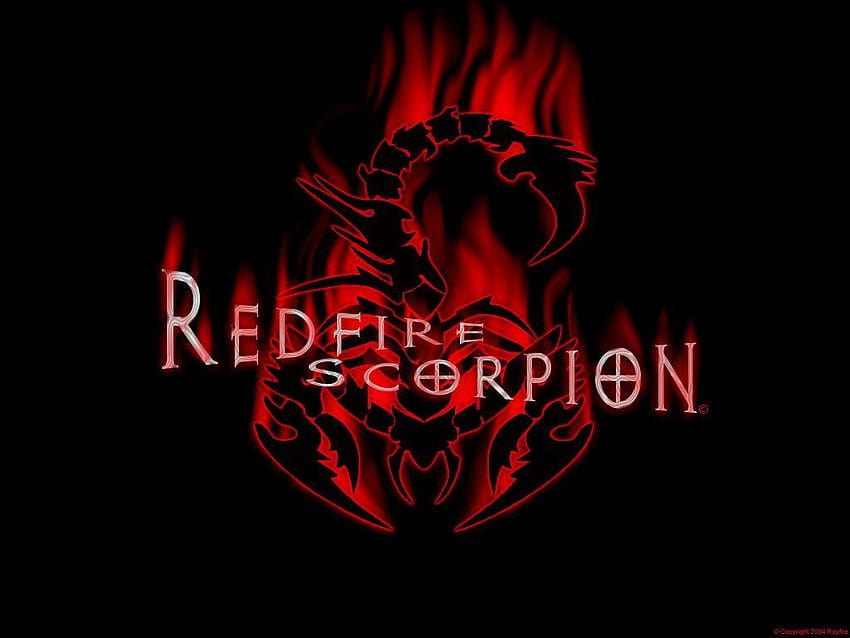 Redfire Scorpion by Rayfire, red scorpion HD wallpaper