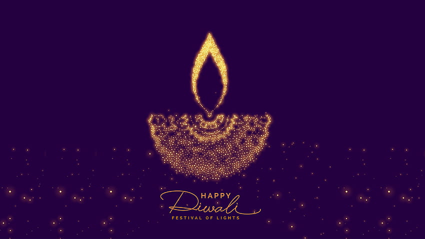 เทศกาล Diwali แห่งความสุขแห่งแสง 2018 พื้นหลังเทศกาล วอลล์เปเปอร์ HD