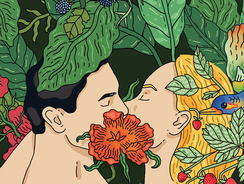Adam and Eve by Indre on Dribbble HD wallpaper