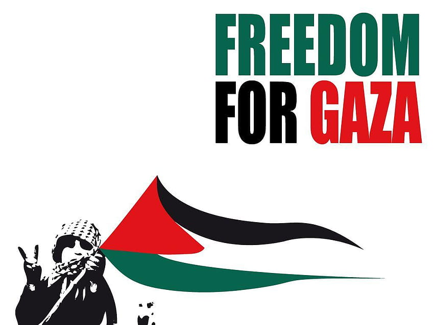 Gaza, Bendera Palestina papel de parede HD