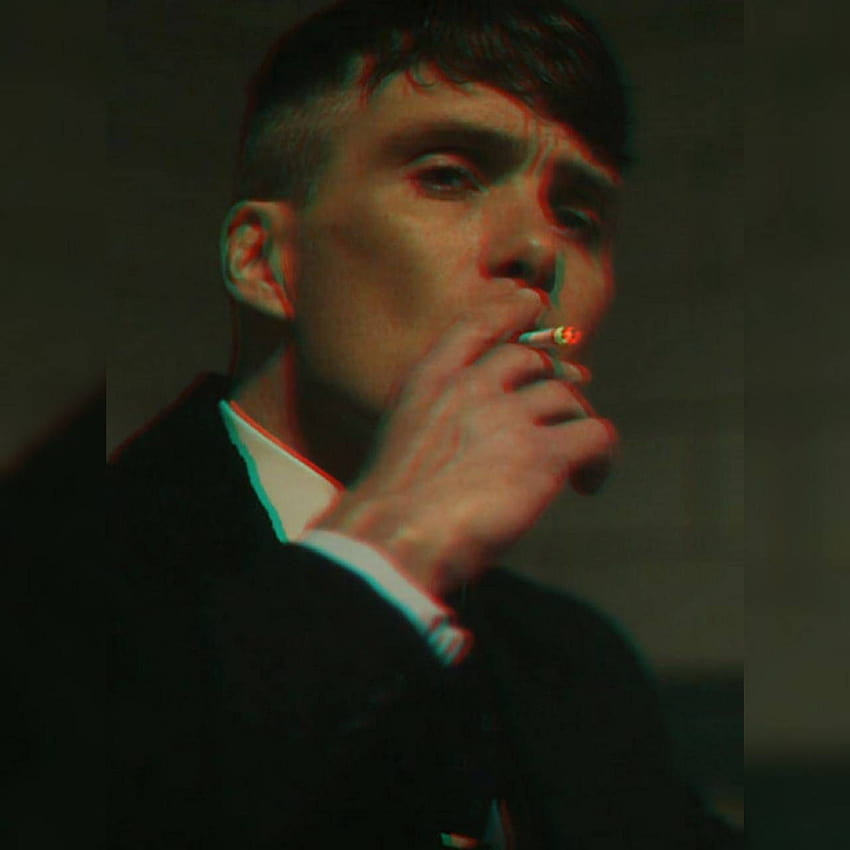 Thomas Shelby por Lovp_647, tommy shelby fumando fondo de pantalla del teléfono