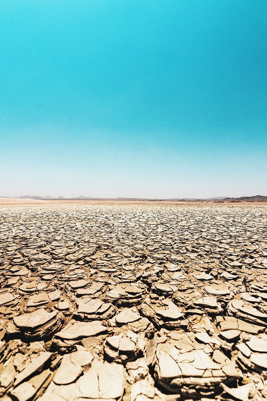 Tierra seca, tierra seca fondo de pantalla del teléfono
