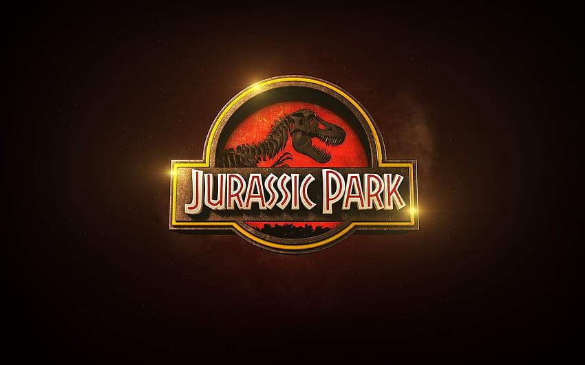 4 Jurassic Park-Logo, Jurassic Park-schirmschoner HD-Hintergrundbild